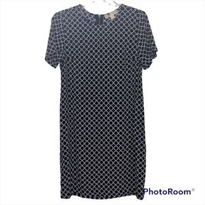 MICHAEL Michael Kors size Medium black and white semi sheer dress